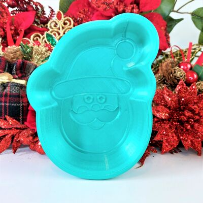 Navidad SANTA CLAUS / PADRE NAVIDAD Molde de bomba de baño - Moldes 3D - Molde de vapor de ducha impreso en 3D