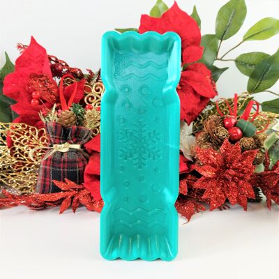 Christmas CRACKER SNOWFLAKE Bath Bomb Mold - Moldes 3D - Molde de vapor de ducha impreso en 3D