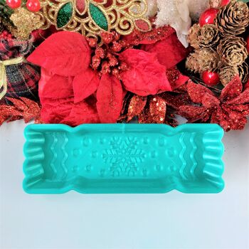 Christmas CRACKER SNOWFLAKE Bath Bomb Mold - 3D Moulds - 3D Printed Shower Steamer Mould 3