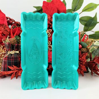 Christmas CRACKER SNOWFLAKE Bath Bomb Mold - 3D Moulds - 3D Printed Shower Steamer Mould 5