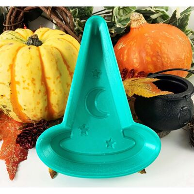 Molde de bomba de baño con sombrero de magos mágicos de Halloween - Moldes 3D - Molde de vapor de ducha impreso en 3D - Molde de bomba de ducha hecho a mano