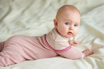 NICOLINE - Rosa Heldragt i 100% baby alpaga - 20 % kundeRABAT 2