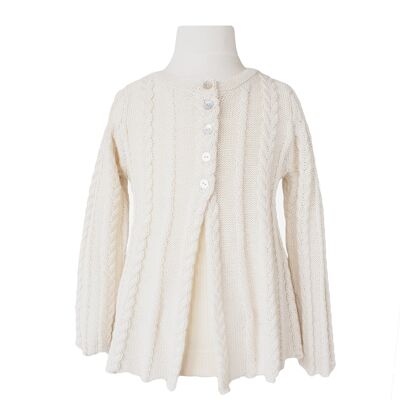 ISABELLA NATURAL- blusa A-form i babyalpaca & silke 2