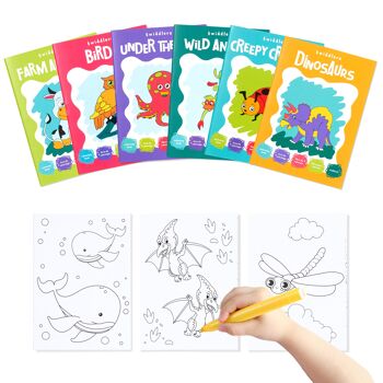 24 mini livres de coloriage pour enfants, activités amusantes d'art et d'artisanat pour les enfants de tous âges 1