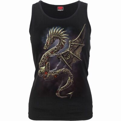 DRAGON COGS - Razor Back Top Nero