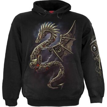 DRAGON COGS - Sweat à capuche Noir 5