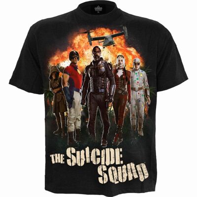THE SUICIDE SQUAD - MONTAGE - T-Shirt Nera