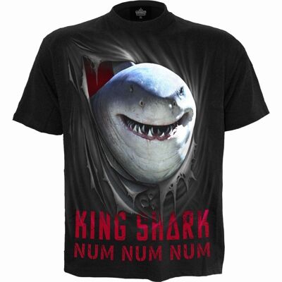 KING SHARK - NUM NUM NUM - T-Shirt Schwarz