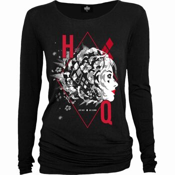 HARLEY QUINN - HQ - Haut Baggy Noir 8