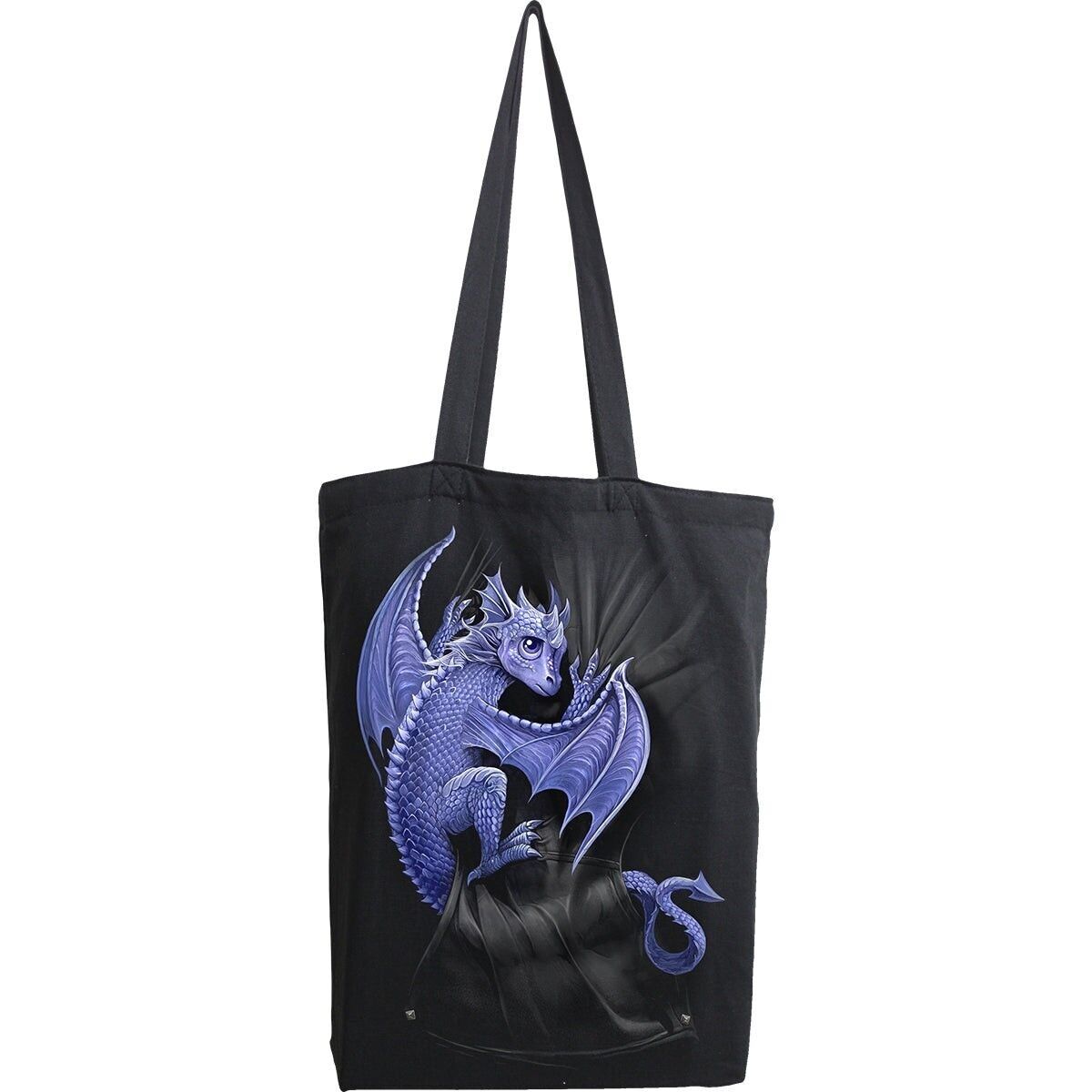 POCKET DRAGON - Borsa 4 Life - Borsa tote con manico lungo in tela 80z