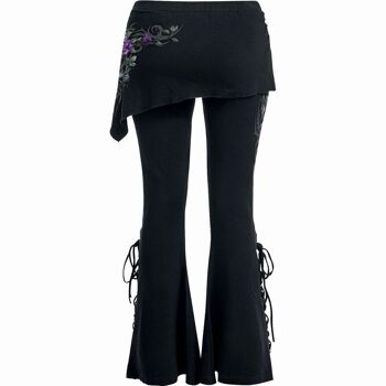 TRIBAL ROSE - Legging bootcut 2en1 avec jupe micro oblique 3