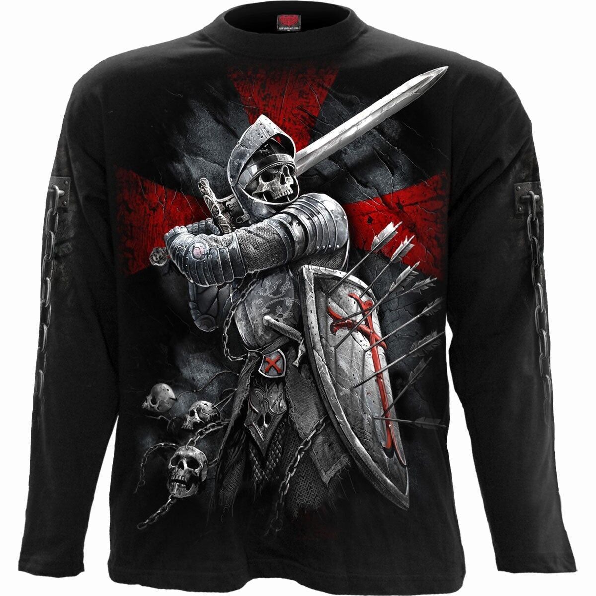 VALIANT - Maglietta a maniche lunghe nera