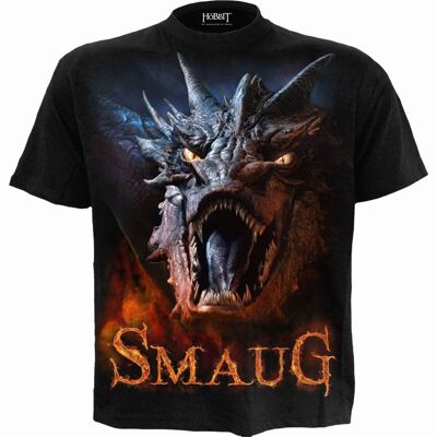 THE HOBBIT - SMAUG - T-Shirt Nera