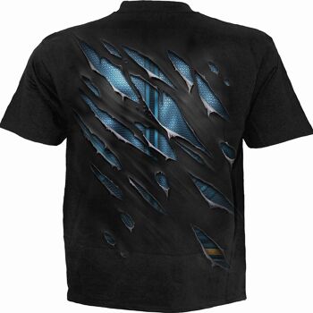 SUPERMAN - DÉCHIRÉ - T-Shirt Noir 3