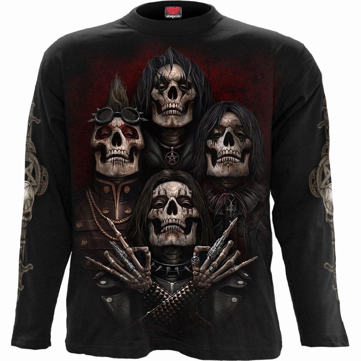 VOLTI DI GOTH - Maglietta a maniche lunghe nera