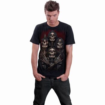 VISAGES DE GOTH - T-Shirt Noir 7