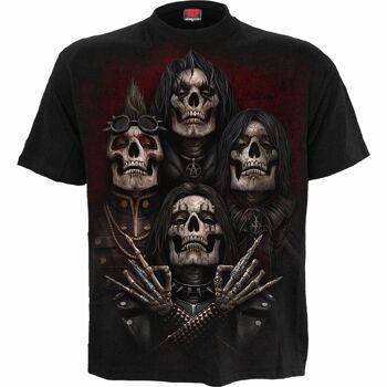 VISAGES DE GOTH - T-Shirt Noir 17