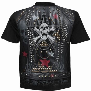 GOTH METAL - T-Shirt Allover Noir 6