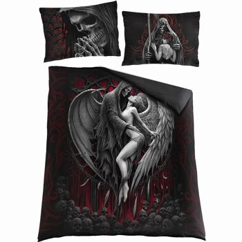 DEAD KISS - Housse de couette double + taie d'oreiller UK et EU 3