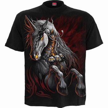 LICORNE INFERNE - T-Shirt Noir 11