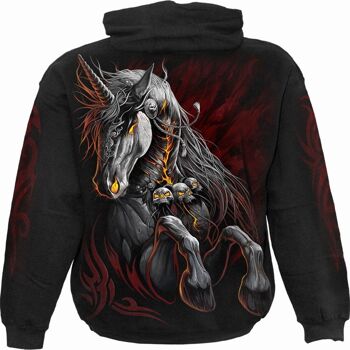 LICORNE INFERNE - Sweat à capuche Noir 3