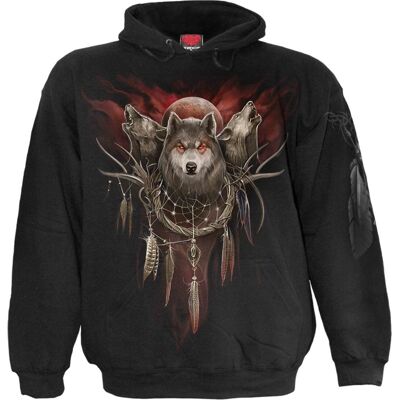CRY OF THE WOLF - Hoody Schwarz