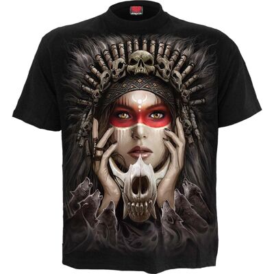 CRY OF THE WOLF - T-Shirt Schwarz