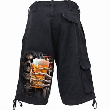 LIVE LOUD - Short Cargo Vintage Noir 3