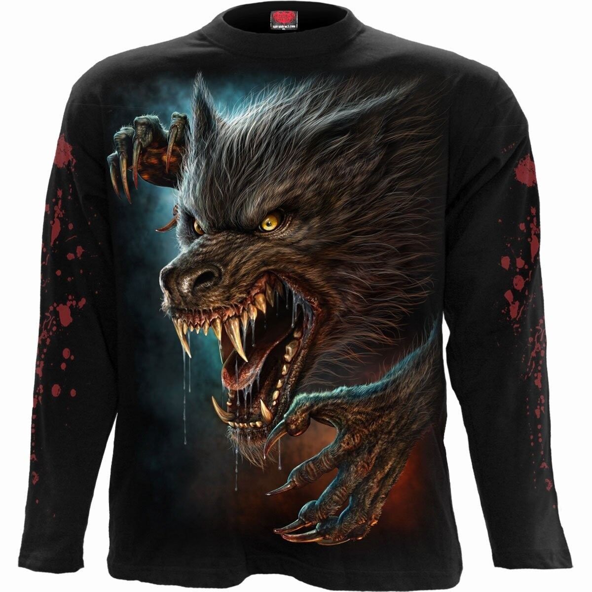 WILD MOON - Maglietta a maniche lunghe Nera