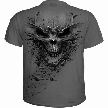 BAT SKULL - T-Shirt Charcoal 3