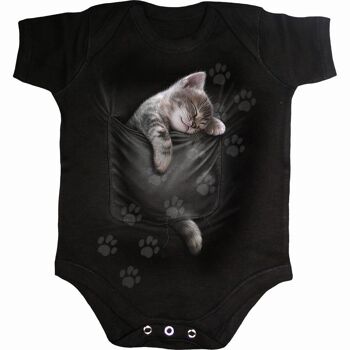 POCKET KITTEN - Pyjama Bébé Noir 2