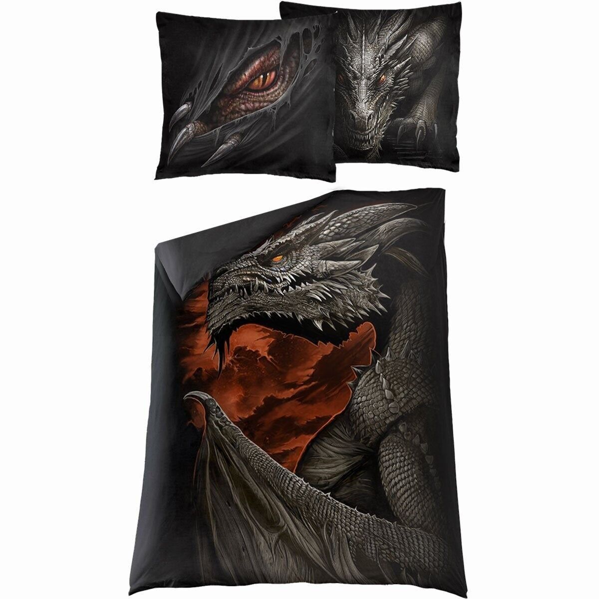 MAJESTIC DRACO - Copripiumino singolo + federa UK e EU