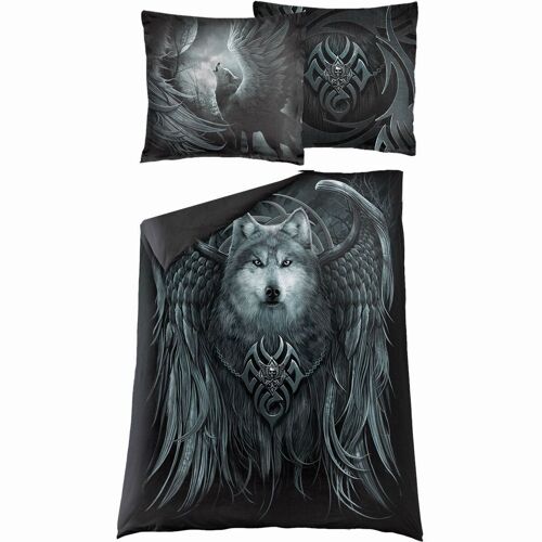 WOLF SPIRIT - Single Duvet Cover + Uk And Eu Pillow Case