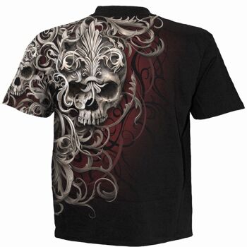 SKULL SHOULDER WRAP - T-shirt intégral Noir 5