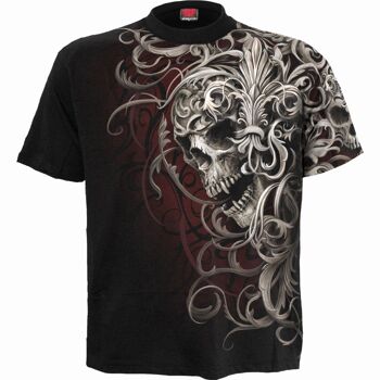 SKULL SHOULDER WRAP - T-shirt intégral Noir 6
