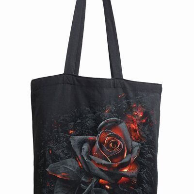 BURNT ROSE - Bag 4 Life - Bolso tote de lona con asa larga de 80 z