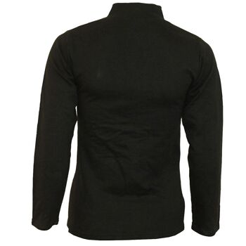 METAL STREETWEAR - Blouson Motard Femme Zip Oblique Noir 3