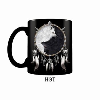 WOLF CHI - Tasse à café en céramique à changement de chaleur - Coffret cadeau 4