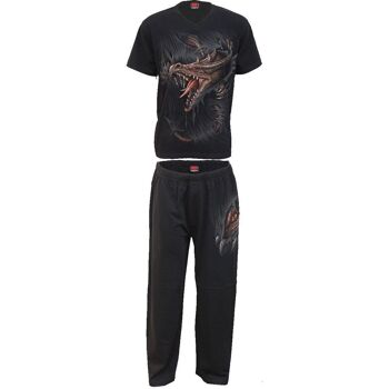 BREAKING OUT - Ensemble pyjama gothique 4 pièces pour homme 5