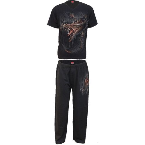 BREAKING OUT - 4Pc Mens Gothic Pyjama Set