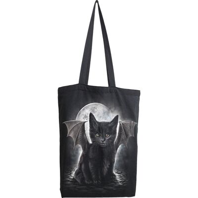 BAT CAT - Bag 4 Life - Borsa tote con manico lungo in tela 80z