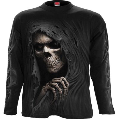 GRIM RIPPER - Langarm T-Shirt Schwarz