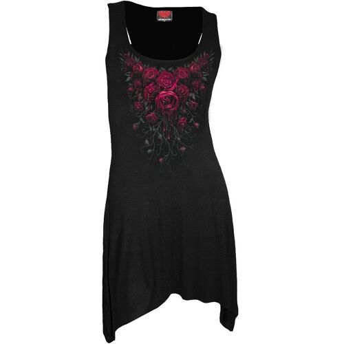 BLOOD ROSE - Goth Bottom Camisole Dress Black