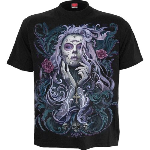 ROCOCO SKULL - T-Shirt Black