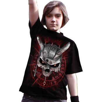 JAMAIS TROP FORT - T-shirt Enfant Noir 7