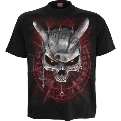 NEVER TOO LOUD - Camiseta niño negra