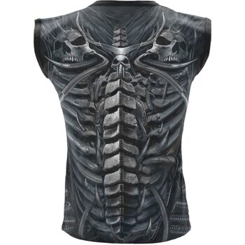 SKULL ARMOR - T-Shirt Allover Sans Manches Noir 3