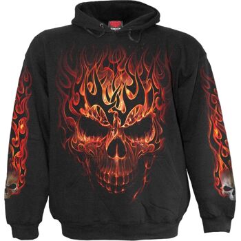 SKULL BLAST - Sweat à capuche enfant Noir 6