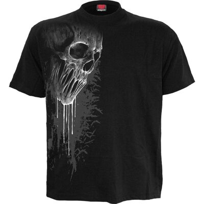 BAT CURSE - Camiseta con estampado frontal negra