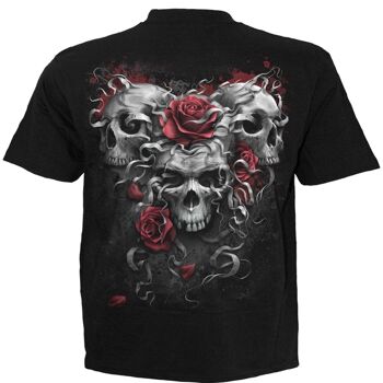 SKULLS N' ROSES - T-Shirt Noir 11